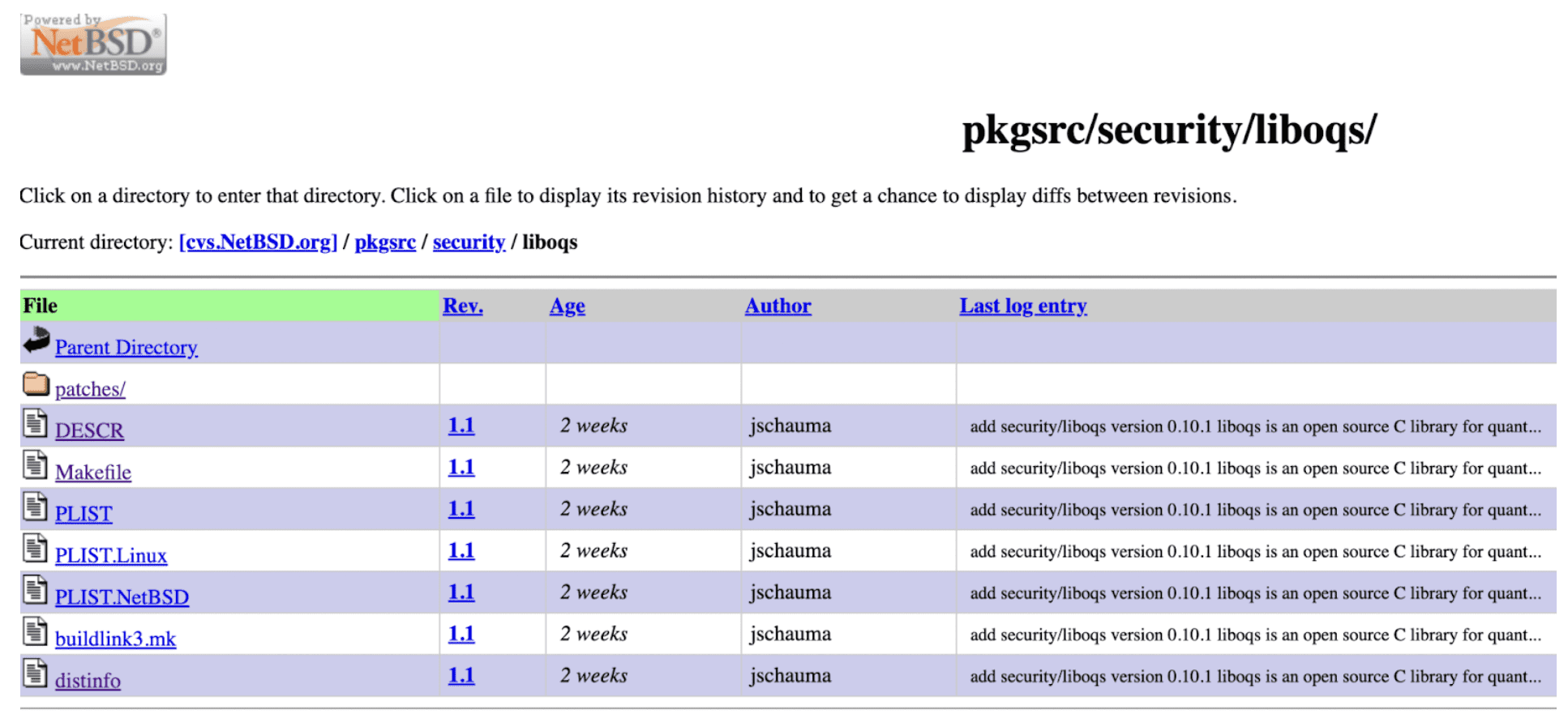 Liboqs is now fully supported in pkgsrc